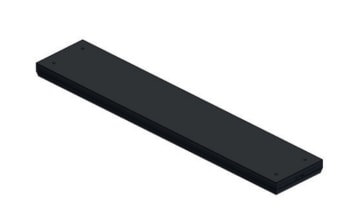 Nivtec platform, 200cm x 39cm (top step) NOIR