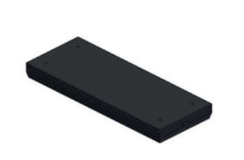 Nivtec platform, 100cm x 39cm (top step) NOIR