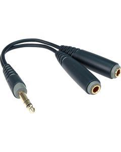 Klotz PM Insertkabel st.jack - 2x mo.jack Female