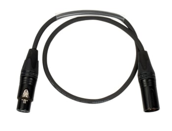 Link DMX-kabel   0,35m XLR5F-XLR5M