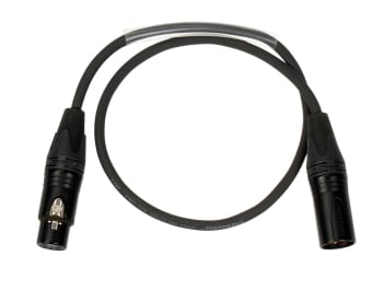 Link DMX-kabel   0,5m XLR3M-XLR5F Overgang 3-5