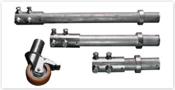 Nivtec extension adapter for ø10cm wheel height 40cm