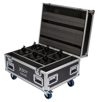 Bright Xboy Color Soft-Zoom RGBW 6 in flightcase, Xline