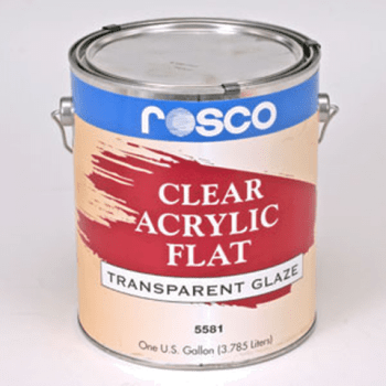 Rosco Clear Flat Acrylic Glazes 3.79 Litres