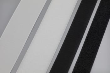 Borrelås 50mm svart krok  Rull på 25 meter.