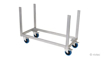 Nivtec trolley for braces, large, 108 x 48cm, incl. belt 1,