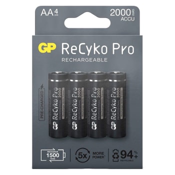 GP ReCyko Batteri Oppladbart PRO AA NiMH 2000mAh 4-pack