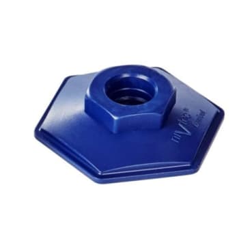Nivtec. base plate for levelling leg, break-proof, blue