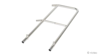 Nivtec stairway rail, H:100cm, final  part hook-on B:350mm*