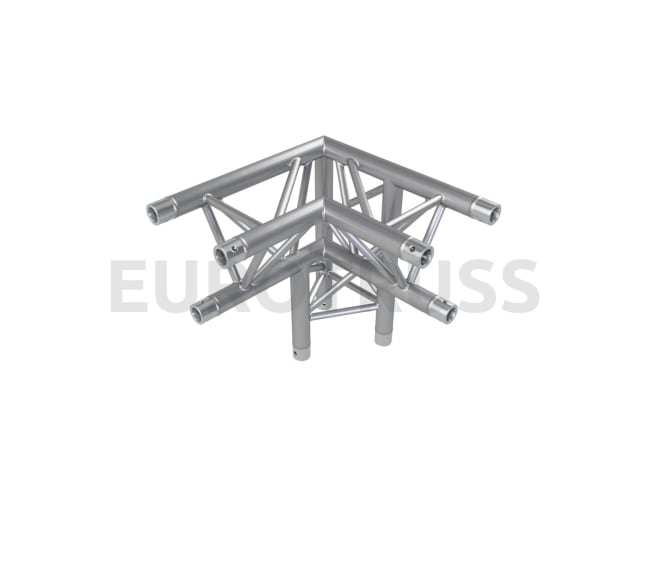 Eurotruss FD33 90 dgr + up LEFT 3-way corner 50x50x50cm