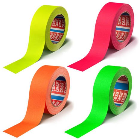 Tape Fluoriserende.. grønn 50mm 25m Tesa highlight 4671
