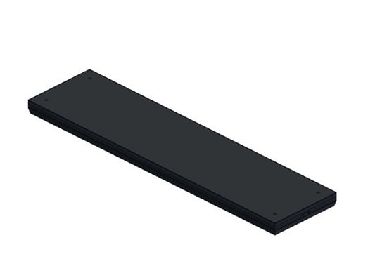 Nivtec platform, 200cm x 50cm NOIR