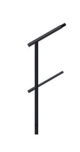 Nivtec stairway rail, H:100cm,   single middle part NOIR