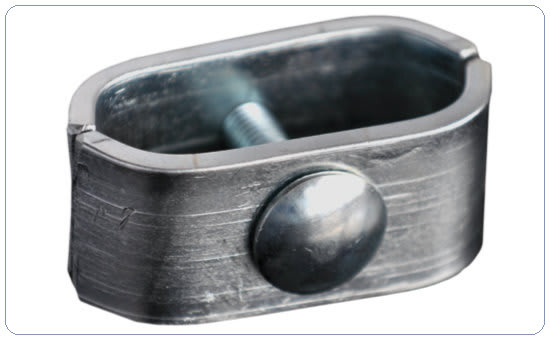 Nivtec corner link, steel galvanized