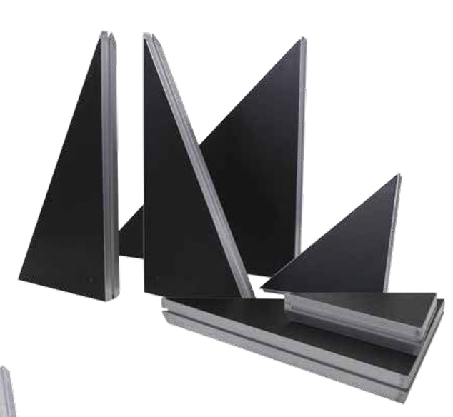 Nivtec platform, triangle: 50 x 45° x 50cm
