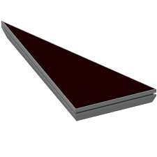 Nivtec platform, triangle: 100 x 90° x 50cm, right