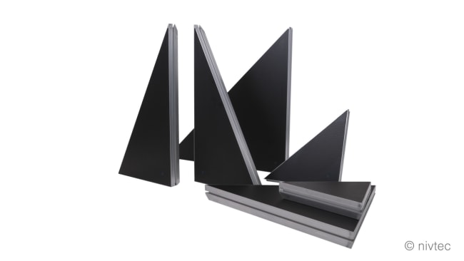 Nivtec platform, triangle: 50 x 90° x 50cm