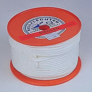 Tau. 3mm Hvit Flettet   Er På 100m Rull