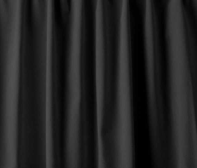 Tepper svart ull 2,0m b x 4,80m h