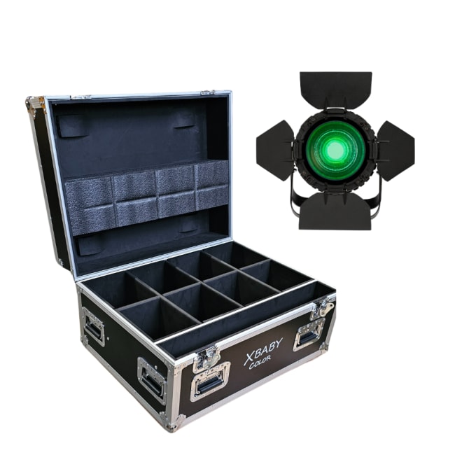 Bright Xbaby Color Flightcase for 8 Xbaby Color , Xline