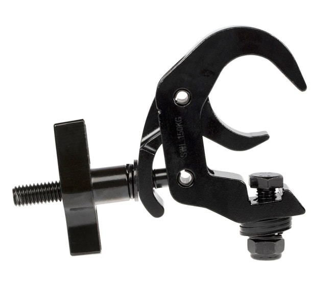 Bright quick trigger clamp SWL 150kg black, ink M12 bolt-kit