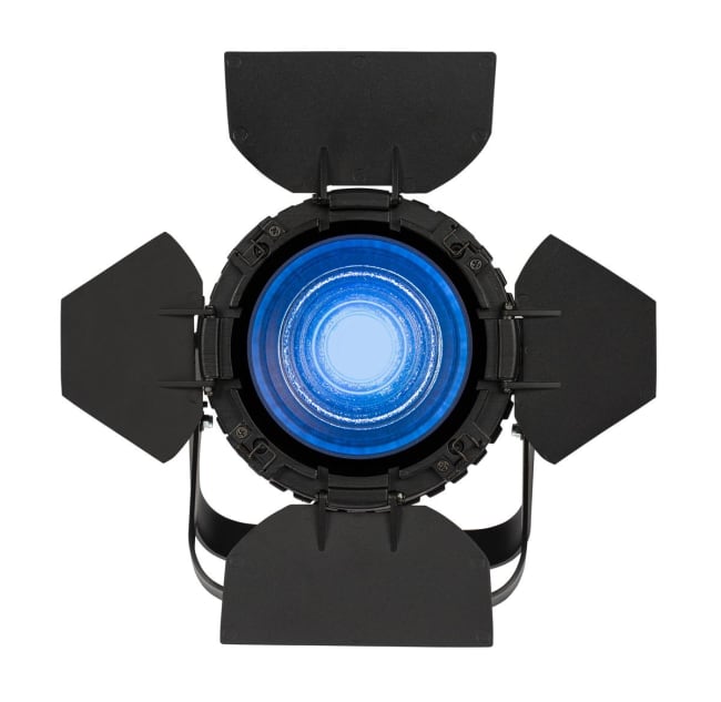 Bright Xbaby Color, RGBW LED Fresnel, Black, Powercon, Xline