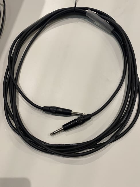Link Instrumentkabel  6m svart (jack-jack)