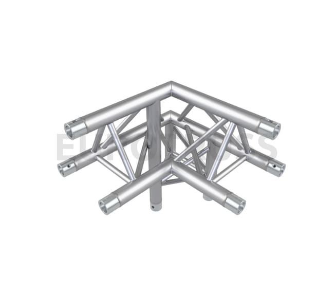 Eurotruss FD33 90 dgr + down RIGHT 3-way corner 50x50x50cm