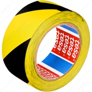 Tape Advarselstape gul/svart 33mx50mm Tesa 60760