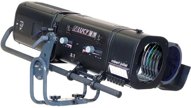 Juliat 1200w HMI LUCY  følgespot 13-24°  mek.dimmer 1449