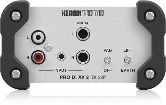 Klark Teknik DI 22P AV Passive Stereo DI Box