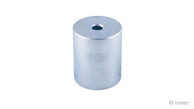 Nivtec adapter, ø 48,3 mm, steel galvanized