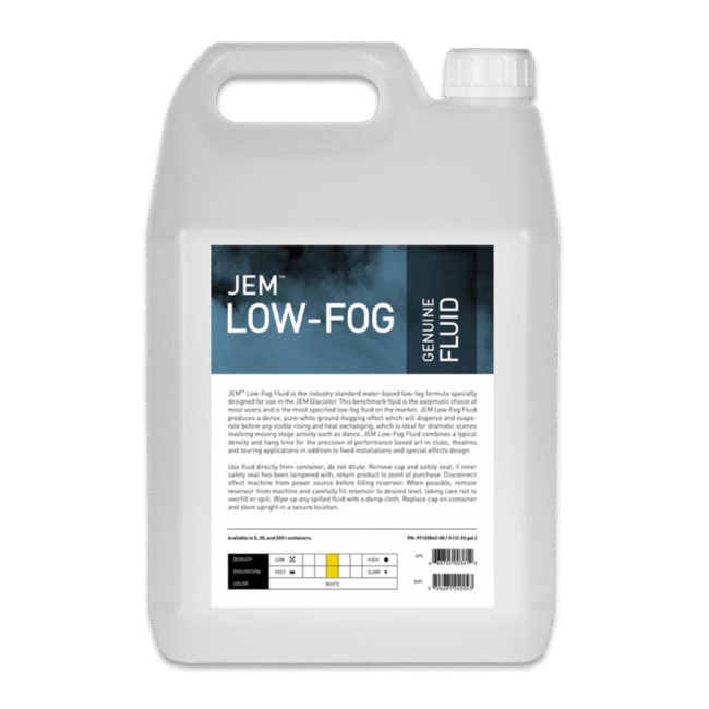 JEM Low-Fog Fluid, 4x5 L