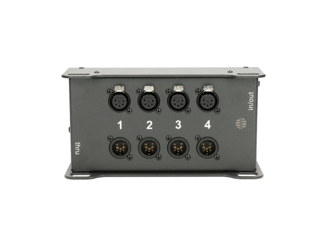 Klotz CATLink 4-channel DMX stagebox. 5-Pin