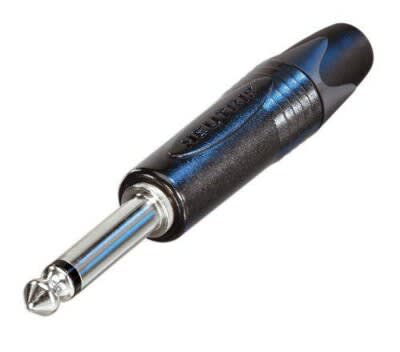 Neutrik Jack Mo. Kabel M Svart, Neutrik NP2X-BAG