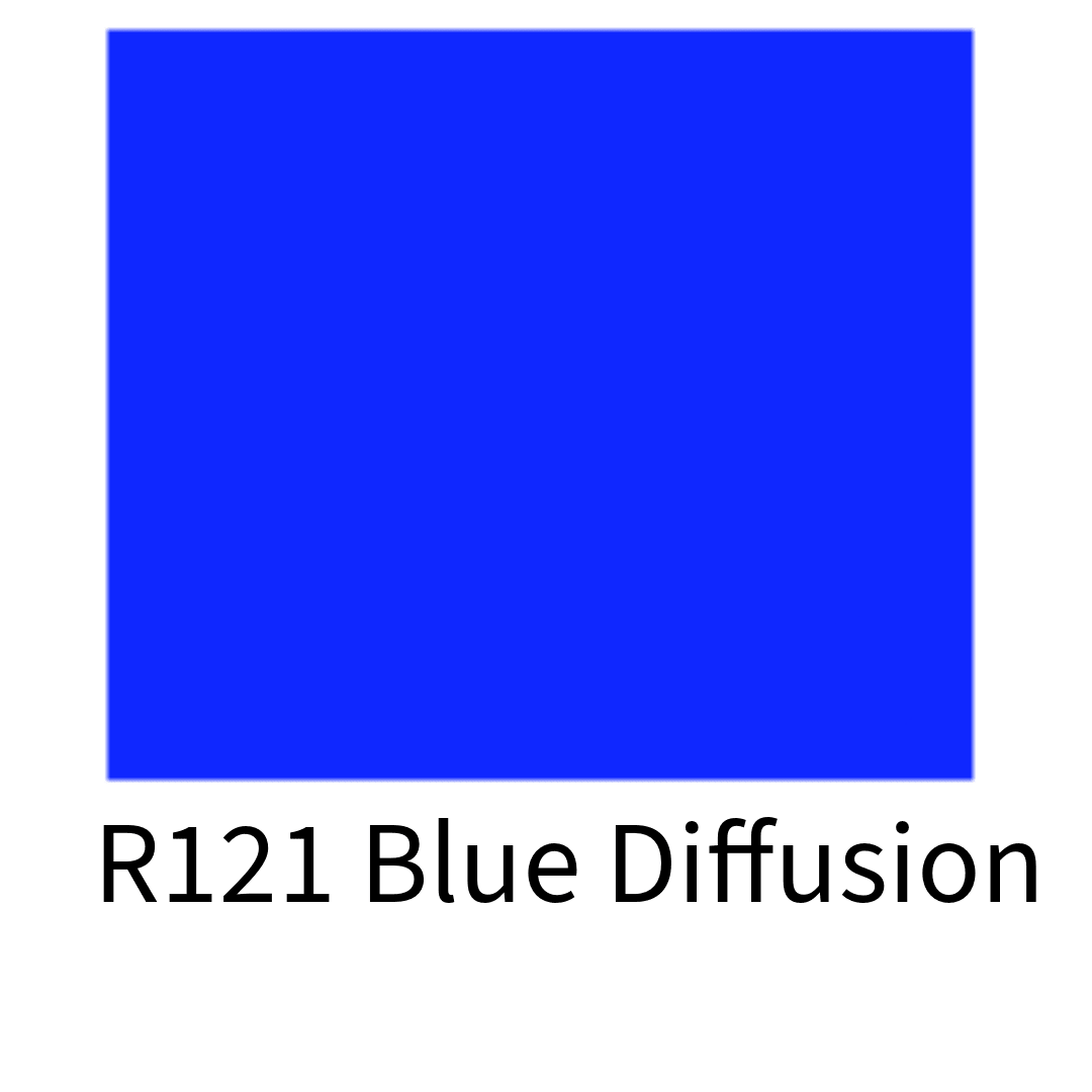 Blu Diffusor Example Rosco blue diffusion