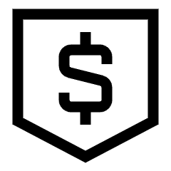 Security Shield Icon from Sharp Line Premium Set