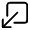 Arrow Down Left Box Outline Icon from Ionic Outline staging 2 12:17 Set