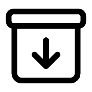 Archive Outline Icon from Ionic Outline staging 2 12:17 Set