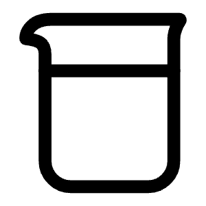 Beaker Outline Icon from Ionic Outline staging 2 12:17 Set