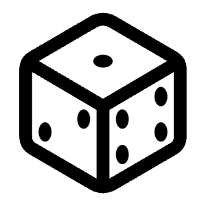 Dice Outline Icon from Ionic Outline staging 2 12:17 Set