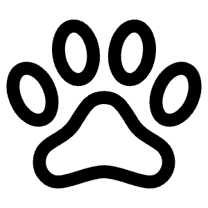 Paw Outline Icon from Ionic Outline staging 2 12:17 Set