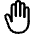 Hand Right Outline Icon from Ionic Outline staging 2 12:17 Set