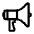 Megaphone Outline Icon from Ionic Outline staging 2 12:17 Set