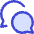 Chat Two Bubbles Oval Icon from Core Duo - Free Set