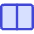 Rectangle Split Half Vertical Icon from Core Duo - Free Set