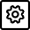 Cog Square Icon from Ultimate Regular - Free Set