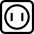 Wall Socket Icon from Ultimate Regular - Free Set