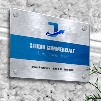 Targhe Plexiglass Trasparente Personalizzate - IVAC Stampa Online 