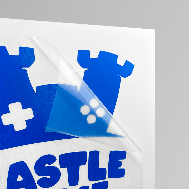 Personalizzazione con logo e grafica adesivi prespaziati